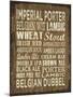 Craft Beer Sign II-Erin Clark-Mounted Giclee Print