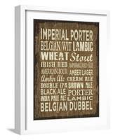 Craft Beer Sign II-Erin Clark-Framed Giclee Print