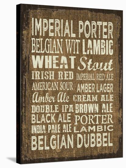 Craft Beer Sign II-Erin Clark-Stretched Canvas