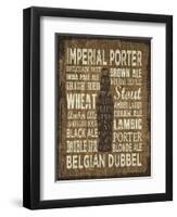 Craft Beer Sign III-Erin Clark-Framed Premium Giclee Print