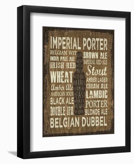 Craft Beer Sign III-Erin Clark-Framed Premium Giclee Print