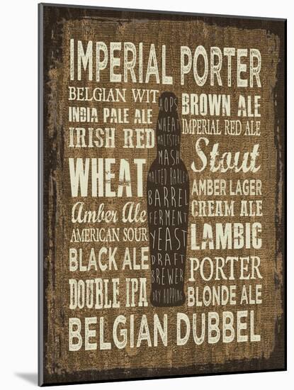 Craft Beer Sign III-Erin Clark-Mounted Giclee Print