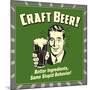 Craft Beer-Retrospoofs-Mounted Poster