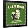 Craft Beer-Retrospoofs-Framed Poster