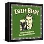 Craft Beer-Retrospoofs-Framed Stretched Canvas