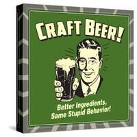 Craft Beer-Retrospoofs-Stretched Canvas