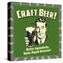 Craft Beer-Retrospoofs-Stretched Canvas