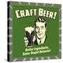 Craft Beer-Retrospoofs-Stretched Canvas