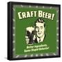 Craft Beer-Retrospoofs-Framed Poster