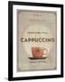 Crafted Coffee - Cappuccino-Hens Teeth-Framed Giclee Print