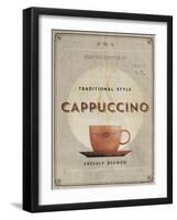 Crafted Coffee - Cappuccino-Hens Teeth-Framed Giclee Print