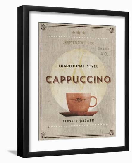Crafted Coffee - Cappuccino-Hens Teeth-Framed Giclee Print