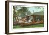 Craftsman Bungalow-null-Framed Art Print