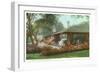 Craftsman Bungalow-null-Framed Art Print