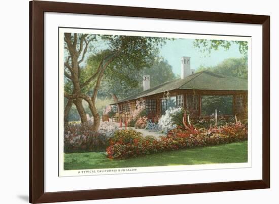 Craftsman Bungalow-null-Framed Art Print