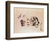 Craftsman Painting Toys-Katsushika Hokusai-Framed Giclee Print