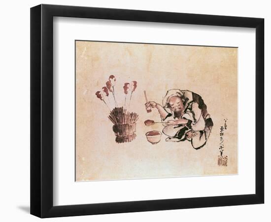 Craftsman Painting Toys-Katsushika Hokusai-Framed Giclee Print