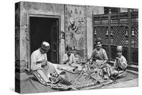 Craftsmen, Tentmakers' Bazaar, Cairo, Egypt, C1922-Donald Mcleish-Stretched Canvas