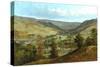 Cragg Vale & Stocks Hall From Broadbottom, 1869-John Holland-Stretched Canvas