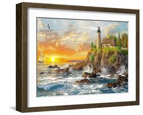 Craggy Cove-Dominic Davison-Framed Art Print