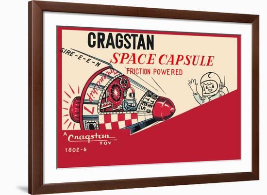 Cragstan Space Capsule-null-Framed Art Print