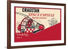 Cragstan Space Capsule-null-Framed Art Print