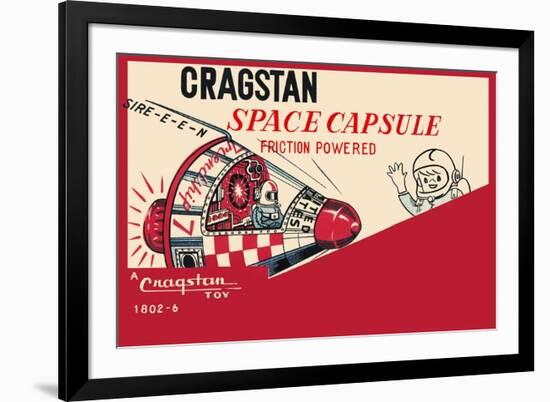 Cragstan Space Capsule-null-Framed Art Print