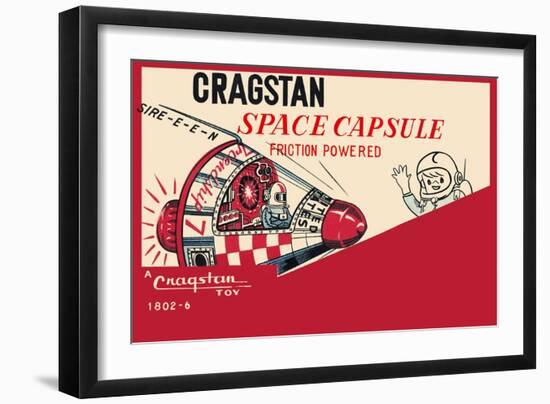 Cragstan Space Capsule-null-Framed Art Print