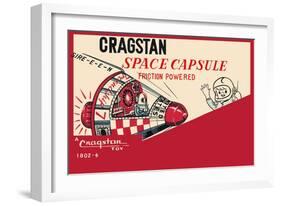 Cragstan Space Capsule-null-Framed Art Print