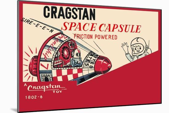 Cragstan Space Capsule-null-Mounted Art Print