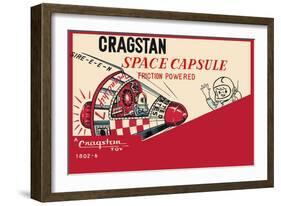 Cragstan Space Capsule-null-Framed Art Print