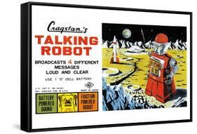 Cragstan Talking Robot-null-Framed Stretched Canvas