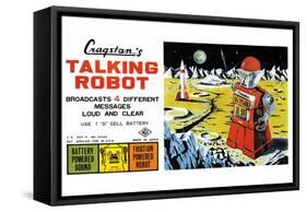 Cragstan Talking Robot-null-Framed Stretched Canvas