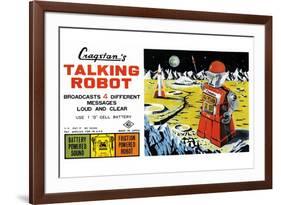 Cragstan Talking Robot-null-Framed Art Print