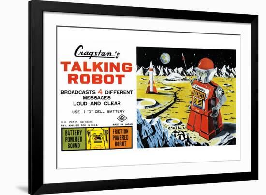 Cragstan Talking Robot-null-Framed Art Print