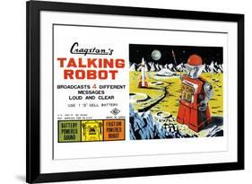 Cragstan Talking Robot-null-Framed Art Print