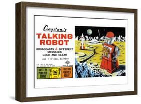 Cragstan Talking Robot-null-Framed Art Print