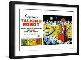 Cragstan Talking Robot-null-Framed Art Print