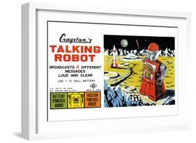 Cragstan Talking Robot-null-Framed Art Print