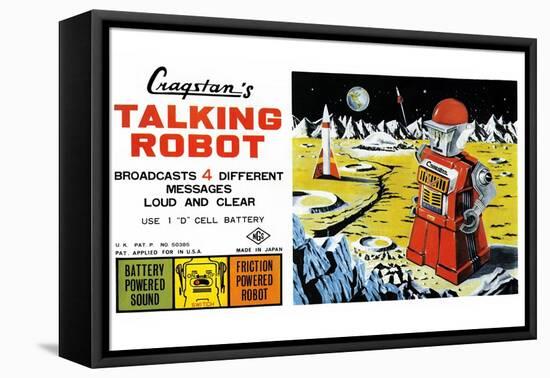 Cragstan Talking Robot-null-Framed Stretched Canvas