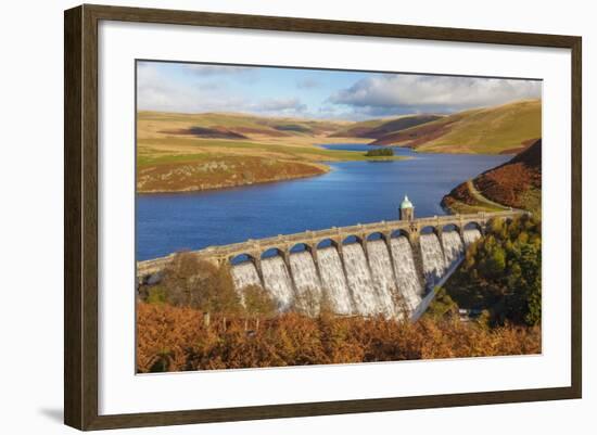 Craig Goch Dam, Elan Valley, Powys, Mid Wales, United Kingdom, Europe-Billy Stock-Framed Photographic Print