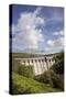 Craig Goch Dam Showing Excess Water Flowing Through-null-Stretched Canvas