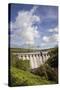 Craig Goch Dam Showing Excess Water Flowing Through-null-Stretched Canvas