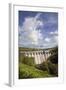 Craig Goch Dam Showing Excess Water Flowing Through-null-Framed Photographic Print