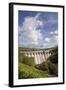 Craig Goch Dam Showing Excess Water Flowing Through-null-Framed Photographic Print