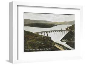 Craig-Goch Dam Wales-null-Framed Photographic Print