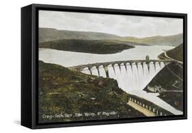 Craig-Goch Dam Wales-null-Framed Stretched Canvas