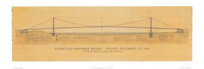 Verrazano Narrows Bridge-Craig Holmes-Framed Art Print