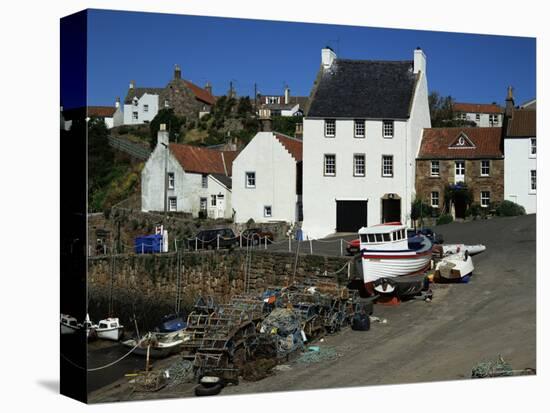 Crail Harbour, Neuk of Fife, Scotland, United Kingdom-Kathy Collins-Stretched Canvas