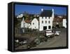 Crail Harbour, Neuk of Fife, Scotland, United Kingdom-Kathy Collins-Framed Stretched Canvas